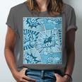 Blue Comic Book Blue Graphic Unisex Jersey T-Shirt