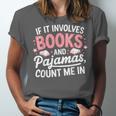 Book & Pajamas Humorous Book Lover Reading Bedtime Unisex Jersey T-Shirt Book & Pajamas Humorous Book Lover Reading Bedtime Unisex Jersey T-Shirt