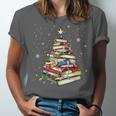 Book Christmas Tree Teacher Book Lover Crew Neck Modern Classic Christmas Small Short Sleeve -Adults -Kids Unisex Jersey T-Shirt Book Christmas Tree Teacher Book Lover Crew Neck Modern Classic Christmas Small Short Sleeve -Adults -Kids Unisex Jersey T-Shirt