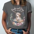 Book And Dog Lover Reading Humor Librarian Unisex Jersey T-Shirt Book And Dog Lover Reading Humor Librarian Unisex Jersey T-Shirt