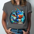 Book Dragon Reading Lover Unisex Jersey T-Shirt