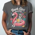 Book Girl Summer Skeleton Reading Books Lovers Beach Unisex Jersey T-Shirt Book Girl Summer Skeleton Reading Books Lovers Beach Unisex Jersey T-Shirt