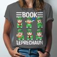 Book Leprechaun St Patrick's Day Library Librarian Reading Unisex Jersey T-Shirt Book Leprechaun St Patrick's Day Library Librarian Reading Unisex Jersey T-Shirt