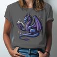 Book Lover Dragon Reading Cool Fantasy Women Girls Kids Men Unisex Jersey T-Shirt