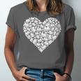 Book Lover Heart Shape Reading Librarian Library Teacher Unisex Jersey T-Shirt