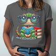 Book Lover Reading Iguana Unisex Jersey T-Shirt