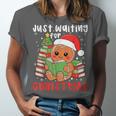 Book Reading Just Waiting For Christmas Gingerbread Unisex Jersey T-Shirt