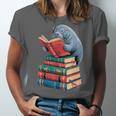Book Reading Book Reader Manatees Sea Animal Sea Cow Manatee Unisex Jersey T-Shirt Book Reading Book Reader Manatees Sea Animal Sea Cow Manatee Unisex Jersey T-Shirt
