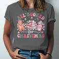 All Booked For Christmas Book Coffee Latte Gingerbread Unisex Jersey T-Shirt All Booked For Christmas Book Coffee Latte Gingerbread Unisex Jersey T-Shirt