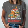All Booked For Christmas Gingerbread Christmas Tree Book Kid Unisex Jersey T-Shirt