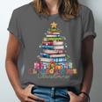 All Booked For Christmas Teacher Reading Student Bookworm Unisex Jersey T-Shirt All Booked For Christmas Teacher Reading Student Bookworm Unisex Jersey T-Shirt
