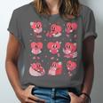 All Booked For Valentine Book Teacher Kids Girls Boys Unisex Jersey T-Shirt