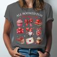All Booked For Valentine Coquette Bow Girl Women Teacher Unisex Jersey T-Shirt