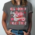 All Booked For Valentines Book Coffee Teacher Women Unisex Jersey T-Shirt All Booked For Valentines Book Coffee Teacher Women Unisex Jersey T-Shirt