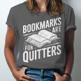 Bookmarks Quote Library Book Reader Unisex Jersey T-Shirt