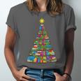 Bookmas Christmas Book Tree Book Lover English Teacher Unisex Jersey T-Shirt Bookmas Christmas Book Tree Book Lover English Teacher Unisex Jersey T-Shirt