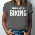 Books Coffee Biking Unisex Jersey T-Shirt