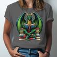 Books Dragon Reading Book Unisex Jersey T-Shirt