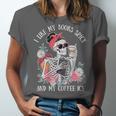 I Like My Books Spicy And My Coffee ICY Skeleton Women Unisex Jersey T-Shirt I Like My Books Spicy And My Coffee ICY Skeleton Women Unisex Jersey T-Shirt