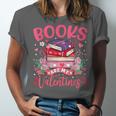 Books Are My Valentine Coquette Bow Book Flower Girl Women Unisex Jersey T-Shirt Books Are My Valentine Coquette Bow Book Flower Girl Women Unisex Jersey T-Shirt