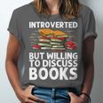 Bookworm Art For Men Women Book Reading Lover Bookish Unisex Jersey T-Shirt