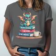 Bookworm Book Dragon Read Books Be Kind Stay Weird Unisex Jersey T-Shirt