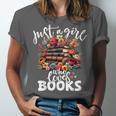 Bookworm For Women Just A Girl Who Loves Books Unisex Jersey T-Shirt