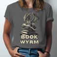 Bookwyrm Dragon Fantasy Bookish Fairytale Book Lover Unisex Jersey T-Shirt Bookwyrm Dragon Fantasy Bookish Fairytale Book Lover Unisex Jersey T-Shirt