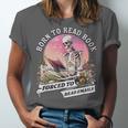 Born To Read Book Forced To Read Emails Skeleton Unisex Jersey T-Shirt Born To Read Book Forced To Read Emails Skeleton Unisex Jersey T-Shirt