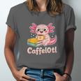 Caffelotl Cute Axolotl Pun Coffee Book Lover Kawaii Humor Unisex Jersey T-Shirt Caffelotl Cute Axolotl Pun Coffee Book Lover Kawaii Humor Unisex Jersey T-Shirt