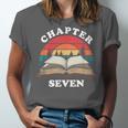 Chapter Seven Book Reading 7th Birthday 7 Year Old Unisex Jersey T-Shirt