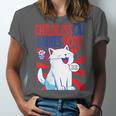 Childless Cat Ladies Vote Kamala Harris Cute Comic Book Cat Unisex Jersey T-Shirt