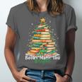 Christmas Books Make You Bright Librarian Teacher Book Lover Unisex Jersey T-Shirt Christmas Books Make You Bright Librarian Teacher Book Lover Unisex Jersey T-Shirt