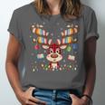 Christmas Librarian Reindeer Matching Book Lover Unisex Jersey T-Shirt Christmas Librarian Reindeer Matching Book Lover Unisex Jersey T-Shirt