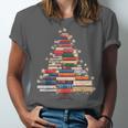 Christmas Tree Book Bookworm Unisex Jersey T-Shirt