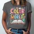 Color Our World Book Reading Program 2026 Summer Unisex Jersey T-Shirt