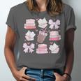 Coquette Bow Book Coffee Valentines Bookish Library Teacher Unisex Jersey T-Shirt Coquette Bow Book Coffee Valentines Bookish Library Teacher Unisex Jersey T-Shirt