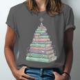 Cute Bookmas Christmas Book Tree Book Lover Teacher Unisex Jersey T-Shirt Cute Bookmas Christmas Book Tree Book Lover Teacher Unisex Jersey T-Shirt