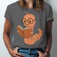 Cute Bookworm Worm Reading Book Glasses Nerdy Unisex Jersey T-Shirt Cute Bookworm Worm Reading Book Glasses Nerdy Unisex Jersey T-Shirt
