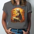 Cute Corgi Dog In Japanese Kimono With Book Men Women Girls Kids Unisex Jersey T-Shirt Cute Corgi Dog In Japanese Kimono With Book Men Women Girls Kids Unisex Jersey T-Shirt