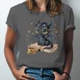Cute Dragon Books Flower Bookworm Book Lover Unisex Jersey T-Shirt Cute Dragon Books Flower Bookworm Book Lover Unisex Jersey T-Shirt