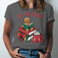 Cute Gingerbread Man Reading Book Nerd Christmas Bookish Unisex Jersey T-Shirt Cute Gingerbread Man Reading Book Nerd Christmas Bookish Unisex Jersey T-Shirt