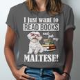 Cute Glasses Read Books & Pet My Maltese Lover Unisex Jersey T-Shirt Cute Glasses Read Books & Pet My Maltese Lover Unisex Jersey T-Shirt