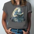Cute Manatee Reading Book Bookworm Readers Manatee Lover Unisex Jersey T-Shirt Cute Manatee Reading Book Bookworm Readers Manatee Lover Unisex Jersey T-Shirt