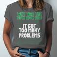 Dad Joke Why Was The Math Book Sad Pun Dad Jokes Unisex Jersey T-Shirt