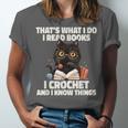 Das Ist Es Was Ich Tue Ich Lese Books Crochet And Unisex Jersey T-Shirt