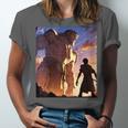 David And Goliath Bible Book Of Samuel Famous Bible Story Unisex Jersey T-Shirt