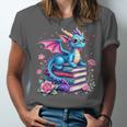 Dragons And Books Dragon Reading Book Lover Girl Bookworm Unisex Jersey T-Shirt Dragons And Books Dragon Reading Book Lover Girl Bookworm Unisex Jersey T-Shirt