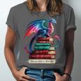 Dragons And Books Dragonworm Book Lover Reading Unisex Jersey T-Shirt