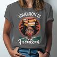 Education Is Freedom African Teacher Books Lovers Unisex Jersey T-Shirt Education Is Freedom African Teacher Books Lovers Unisex Jersey T-Shirt